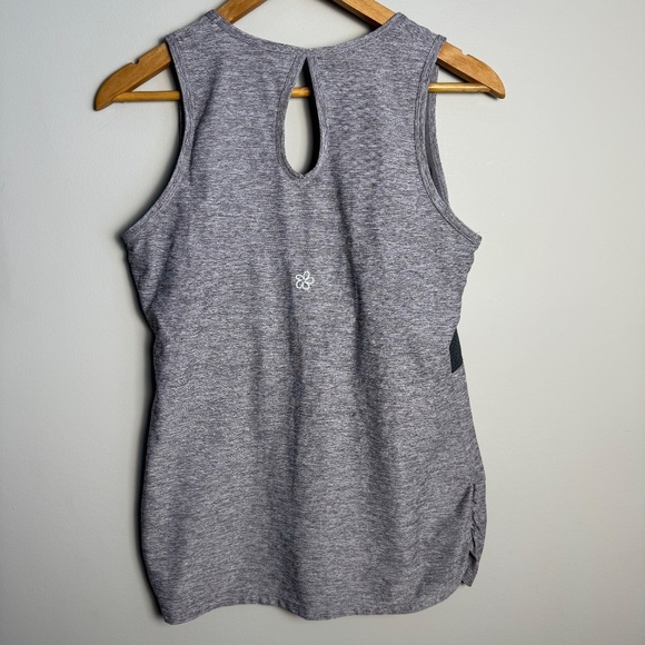 Tuff‎ Athletics Women's Workout Athletic Tank Top Shelf Bra Gray XL Activewear - Picture 4 of 13